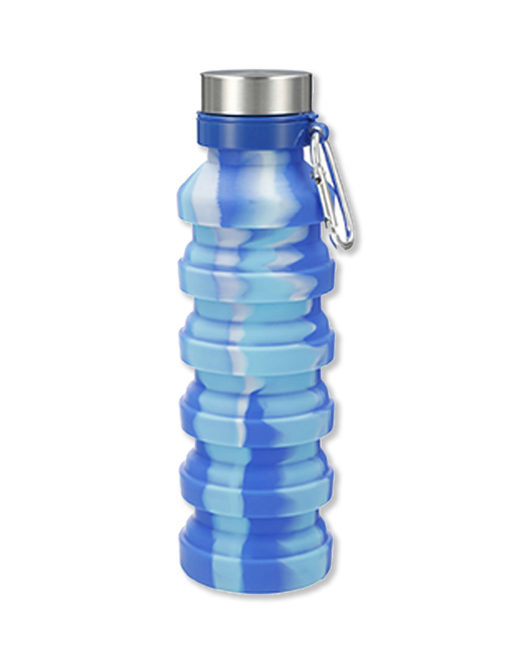Logo Zigoo Silicone Collapsible Water Bottles (18 Oz.)